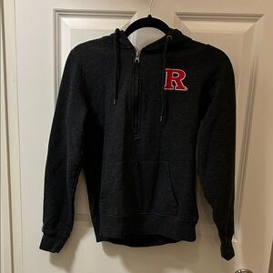 Women’s Rutgers half zip hoodie